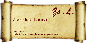 Zsoldos Laura névjegykártya